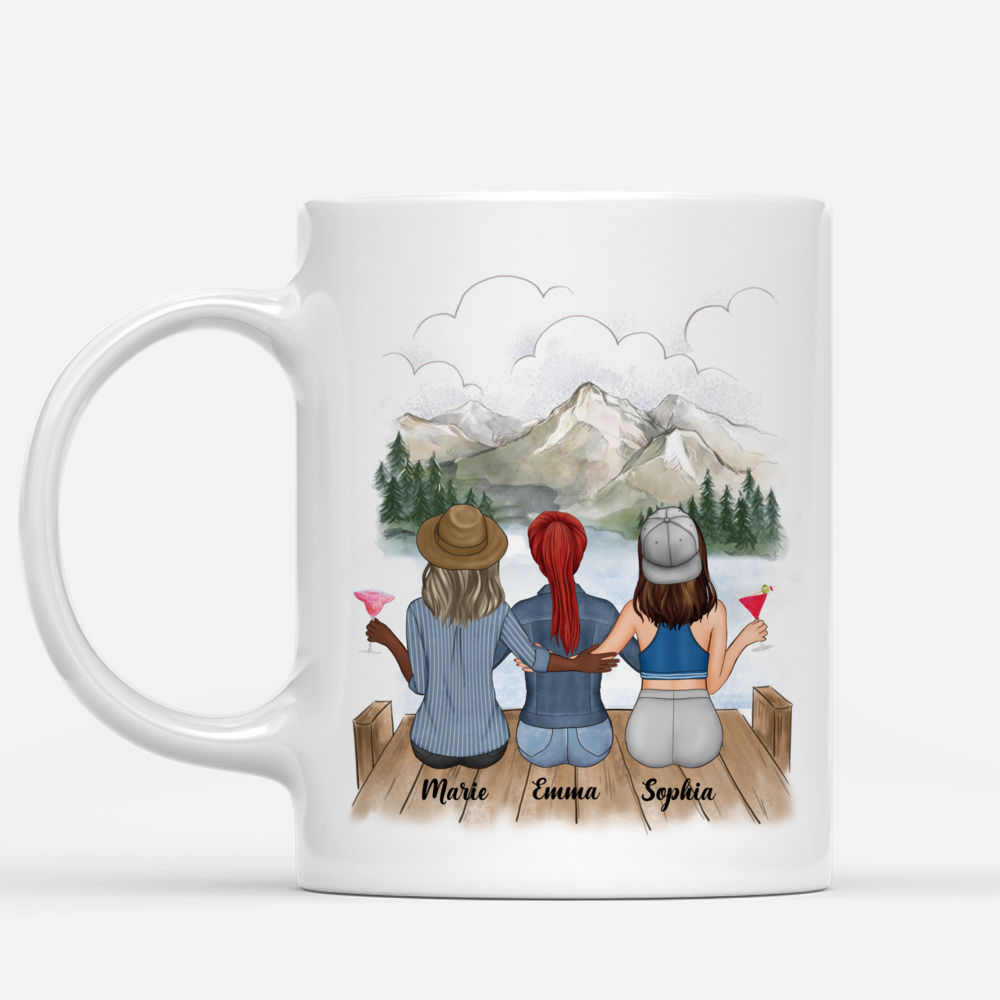 Besties Mug - This Is Us, A Little Bit Of Crazy, A Little Bit Loud And A Whole Lot Of Love - Personalized Mug_1