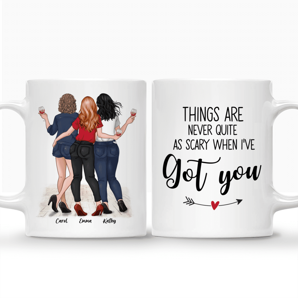 Personalized Mug - Together - Things Are Never Quite As Scary When