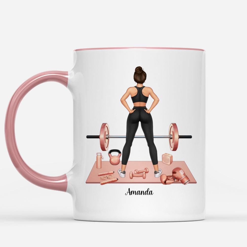 Casitika Fitness Mugs for Women and Men. I Love Burpees. 11 oz Workout  Coffee Mug. Funny Gym Work Out Cup for Exercise Lovers.