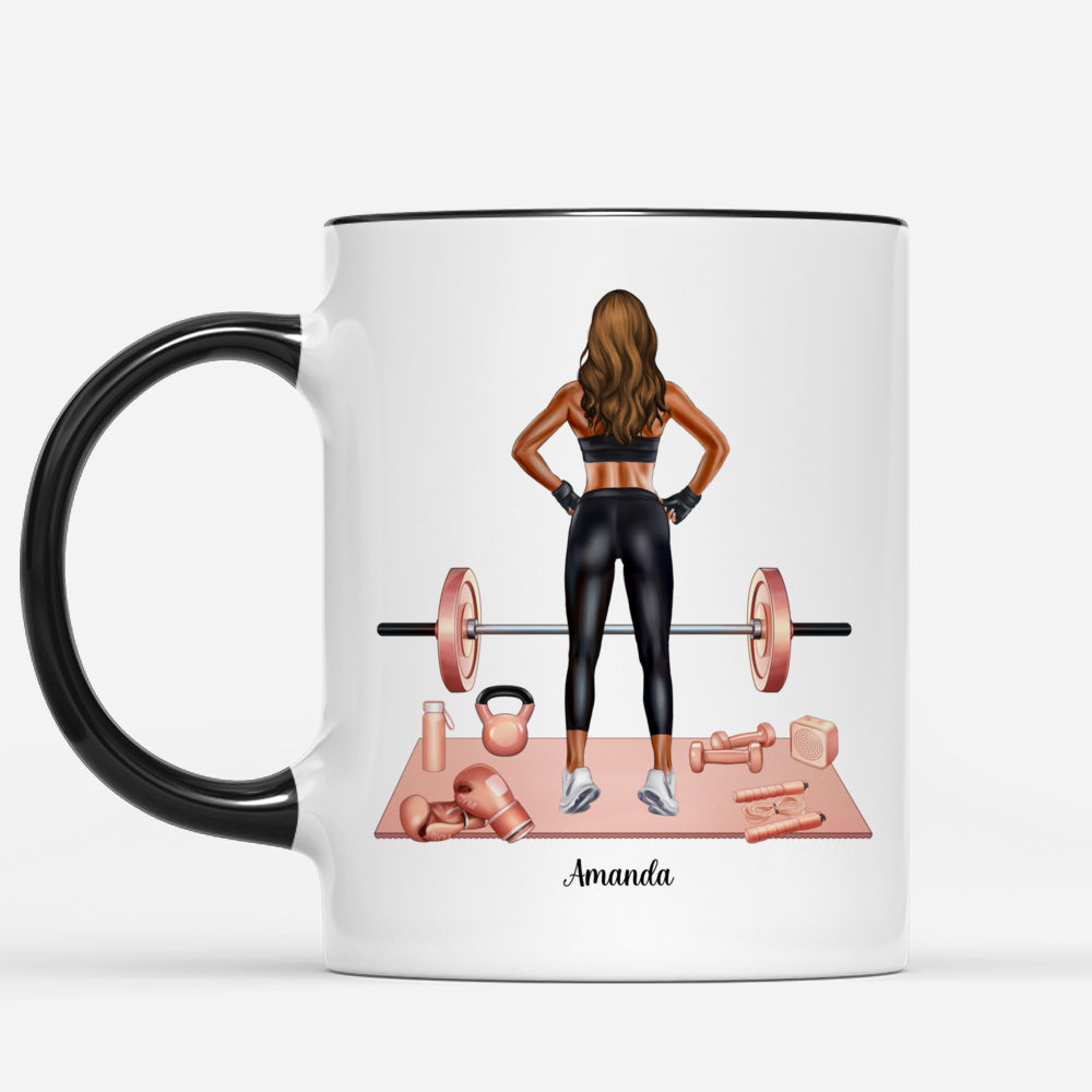 Personalized Mug - Gym Girl (Ver 2) - Stronger Than You Think