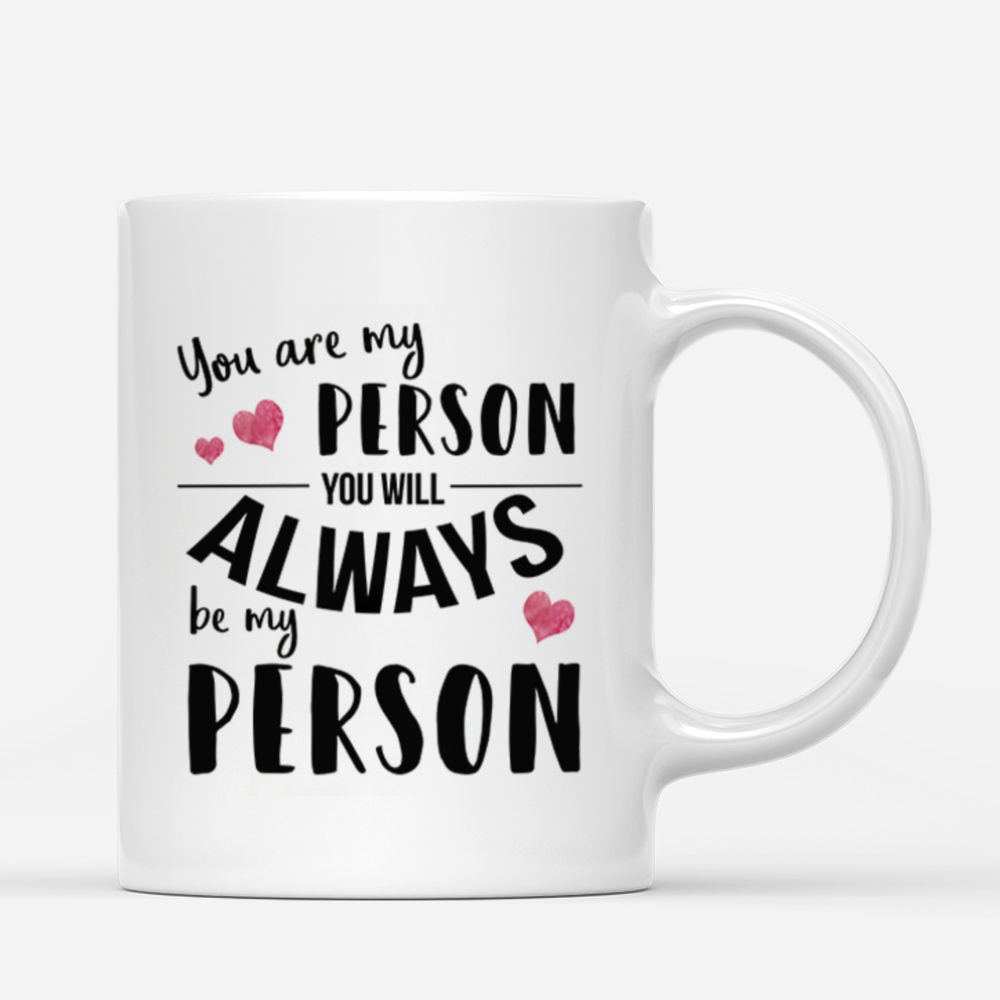 Personalized Mug - Kissing Couple - You are my person, You will always be my person - Couple Gifts, Valentine's Day Gifts_2