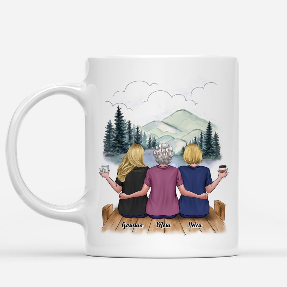 Personalized Mug - Mother & Daughter - Mother: Amazing, Loving, Strong, Happy, Selfless, Graceful_1