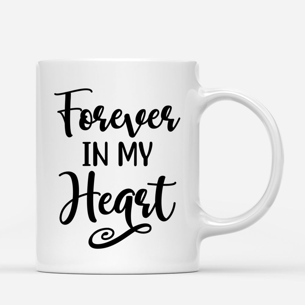 Personalized Mug - Girl and Dogs and Cats - Forever In My Heart_2