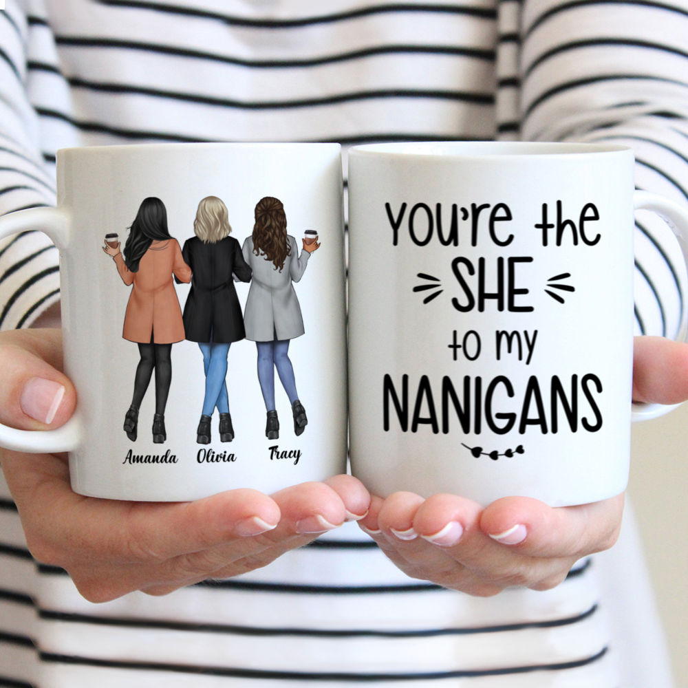 Personalized Mug - Camel Coat - You're The She To My Nanigans