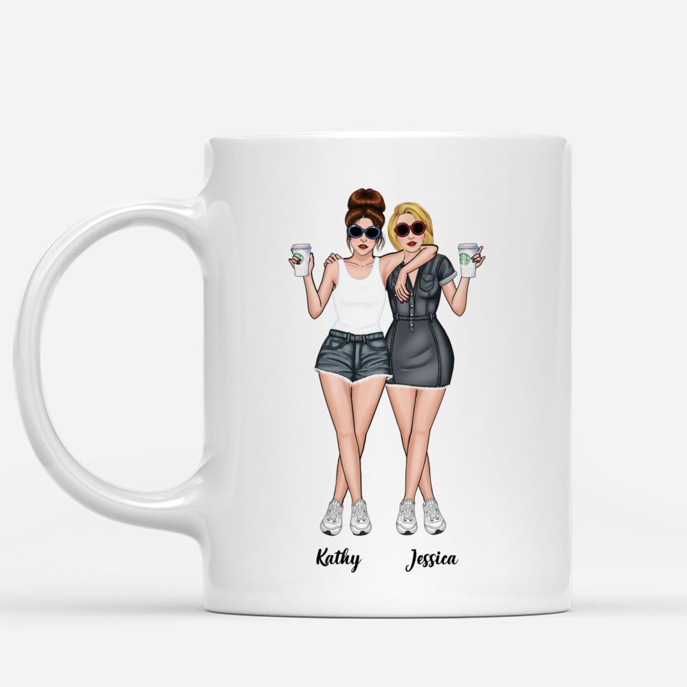 Personalized Mug - Jeans Best Friends - This Is Us, A Little Bit Of Crazy, A Little Bit Loud And A Whole Lot Of Love_1