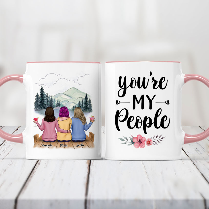 Personalized Friendship Coffee Mug I'm So Lucky To Have You