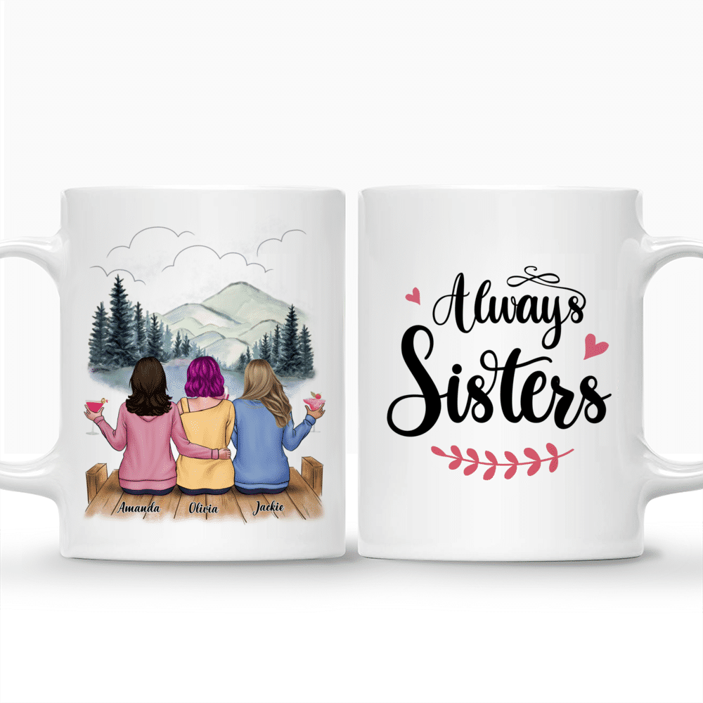 Personalized Sister Mug - Always Sister (Casual Style)_3