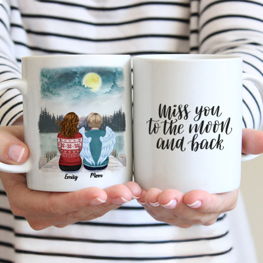 Personalized Mug - Memorial Mug - Moon - Miss You To The Moon And Back