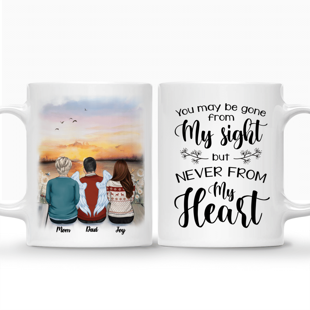 Personalized Mug - Memorial Mug - Sunset - You may be gone from my sight but never from my heart - Gifts For Dad, Mom_3