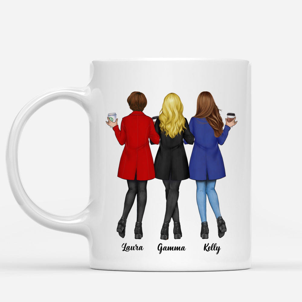 Personalized Mug - Camel Coat - We Weren't Sisters by Birth but We Knew From The Start We Were Put on This Earth to be Sisters By Heart_1