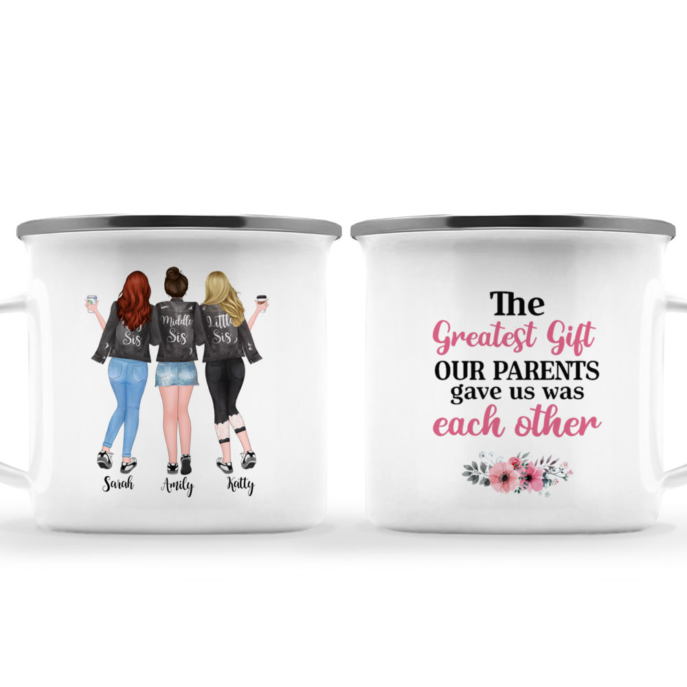 Personalized Mug - Up to 5 Women - The greatest gift our parents gave us  was each other