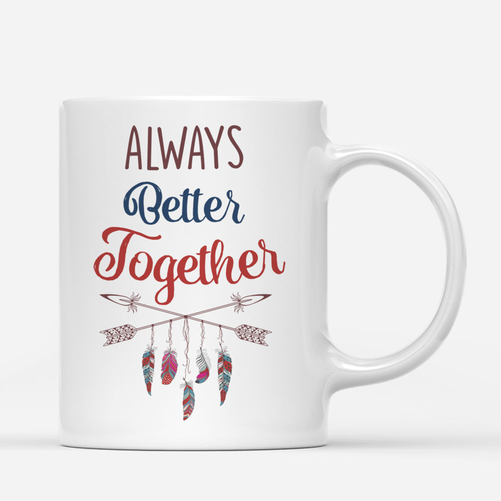 Personalized Mug - Boho Hippie Bohemian Mug - Always better together_2