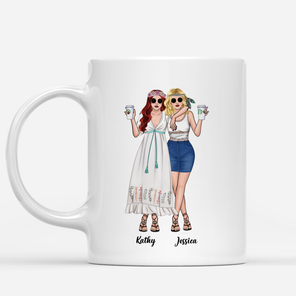 Personalized Mug - Boho Hippie Bohemian Mug - No One Will Ever Be As Entertained By Us As Us_1