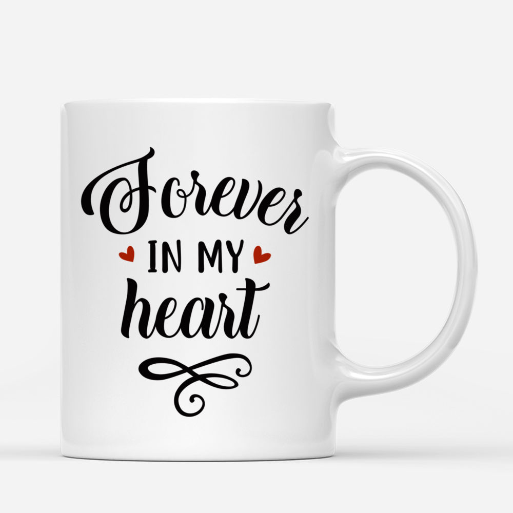 Girl And Cats_Sunset - Forever In My Heart - Personalized Mug_2