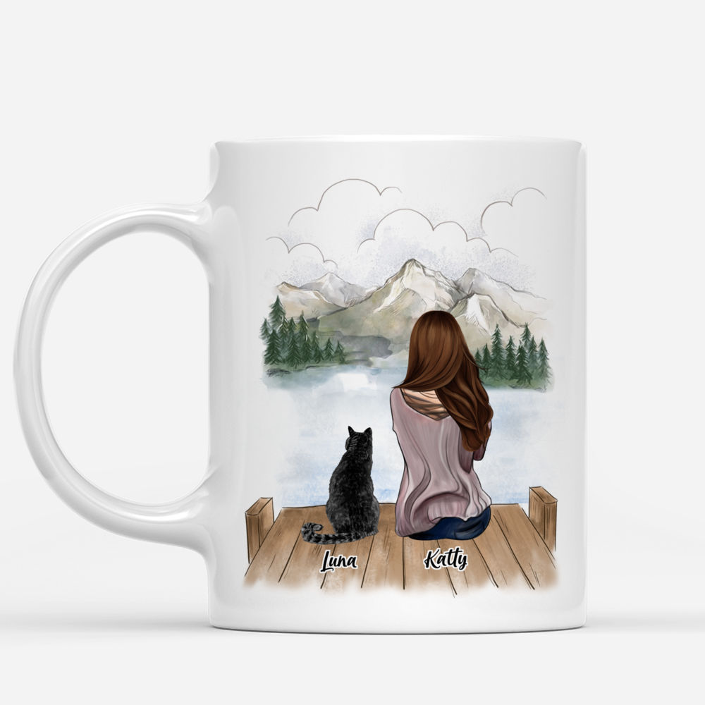 Personalized Mugs - Girl and Cats - You Had Me at Meow_1