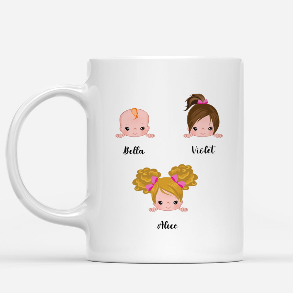 Personalized Mug - Up to 9 Kids - Life Is Better With Daughters_1