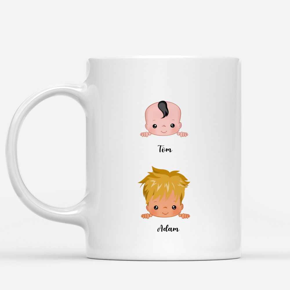 Personalized Mug - Up to 9 Kids - Life Is Better With Sons_1