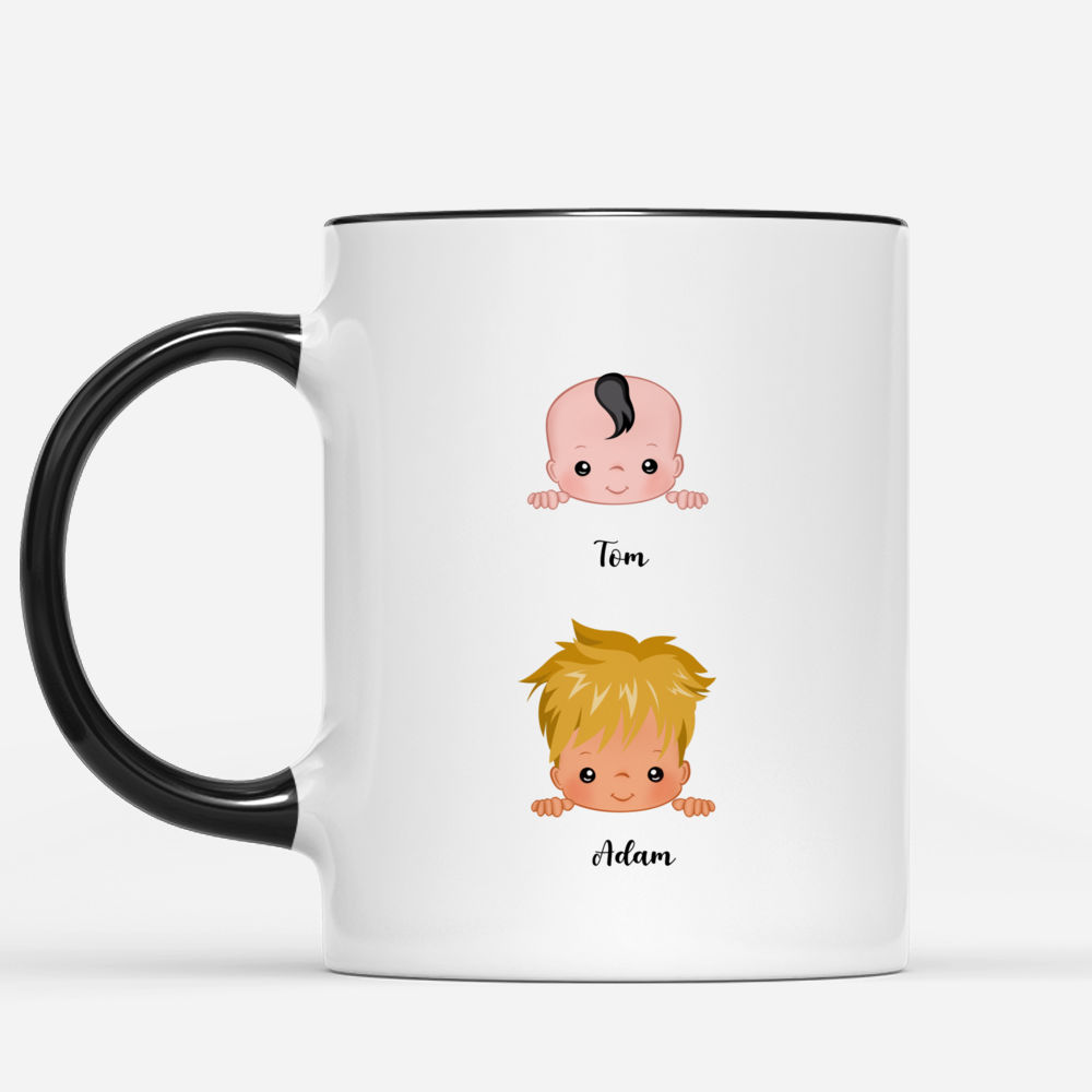 Up to 9 Kids - Life Is Better With Sons - Personalized Mug_1