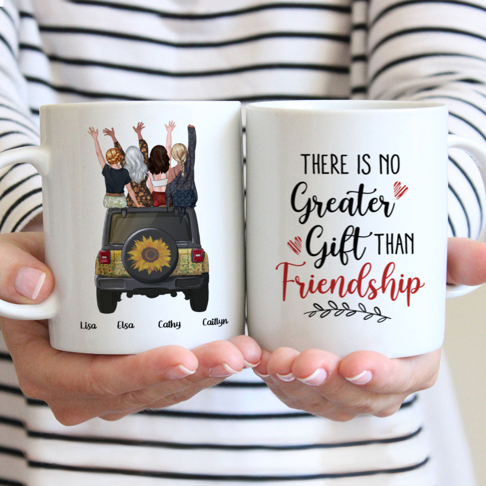Personalized Mug - Travel Best Friends - There is no greater gift than friendship (BG)