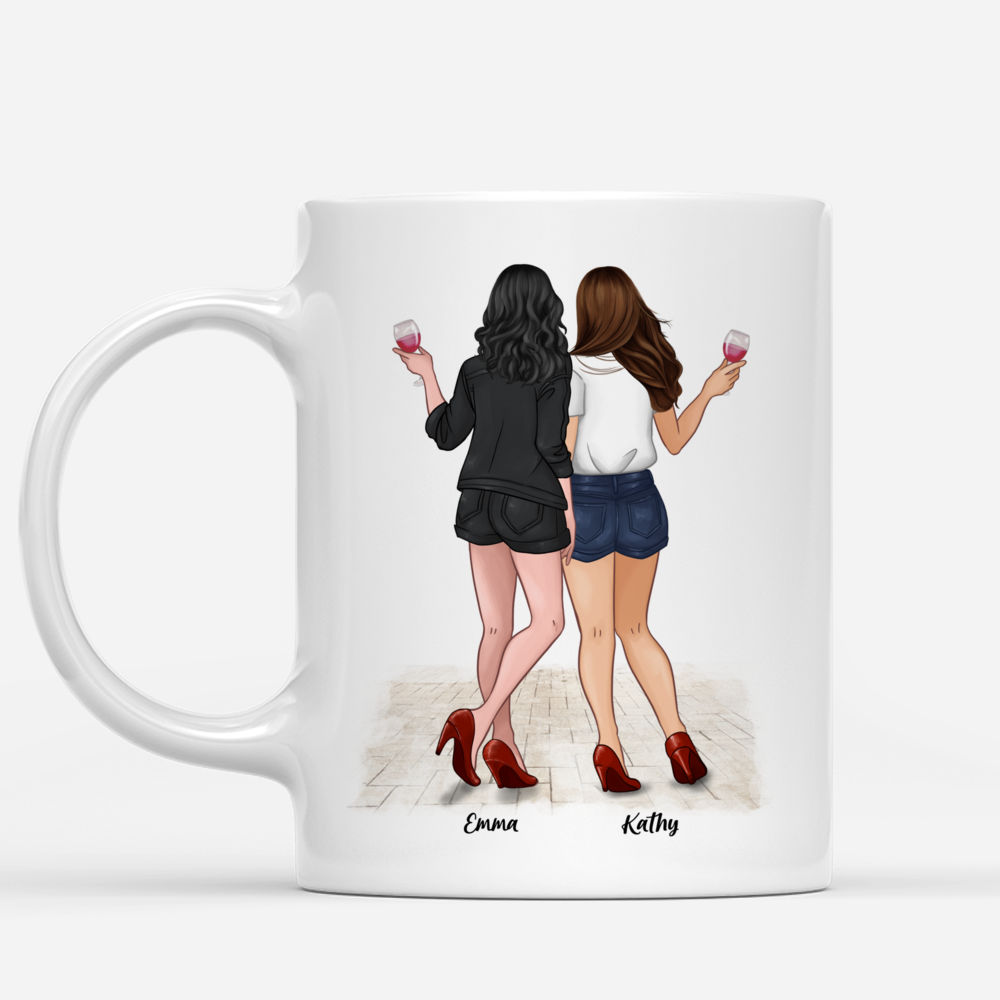 Personalized Mug - Together - We Will Drink Wine Here Or There. We Will Drink Wine Anywhere_1