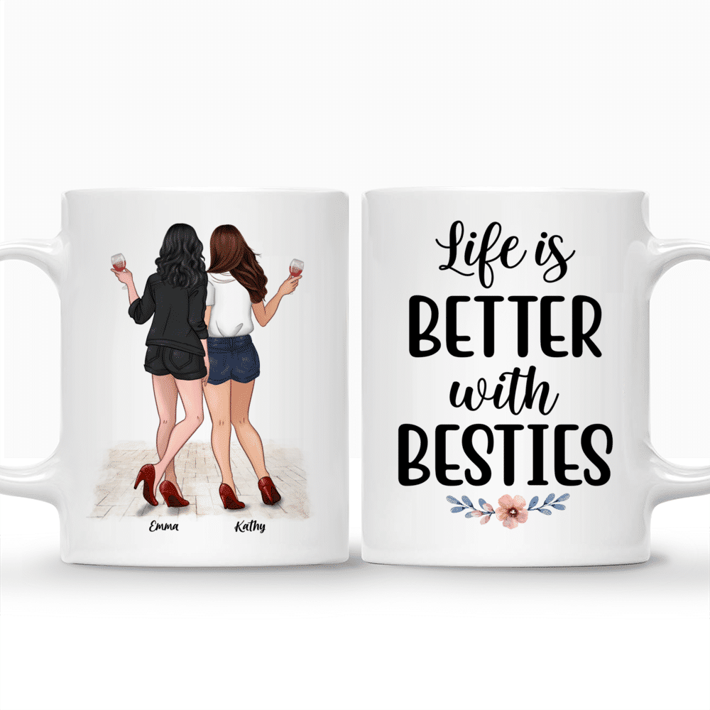 Always Together - Life is Better With Besties - Personalized Mug_3