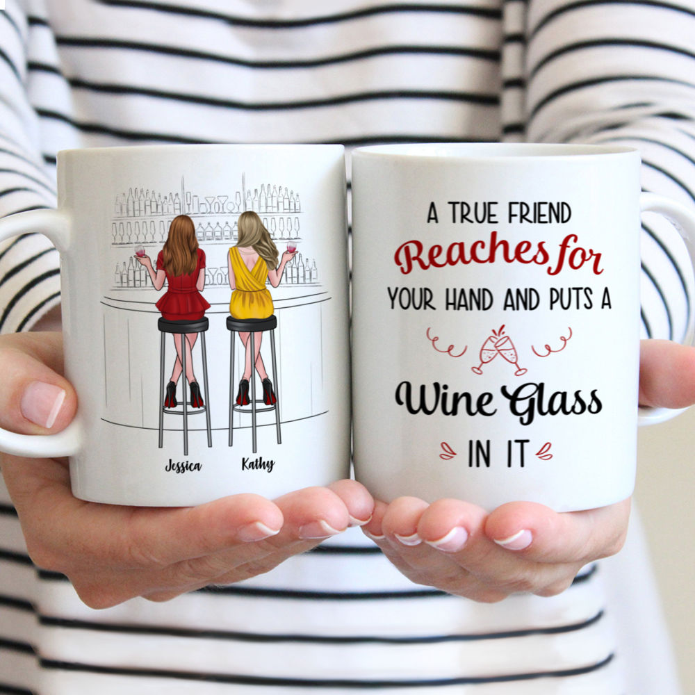 Sister Gifts, Best Friend Wine Tumbler, Best Friend Mug, Best Friend Gift,  Sisters Wine Tumbler, 4 Sisters Mugs, Big Sister, Wine Glasses 