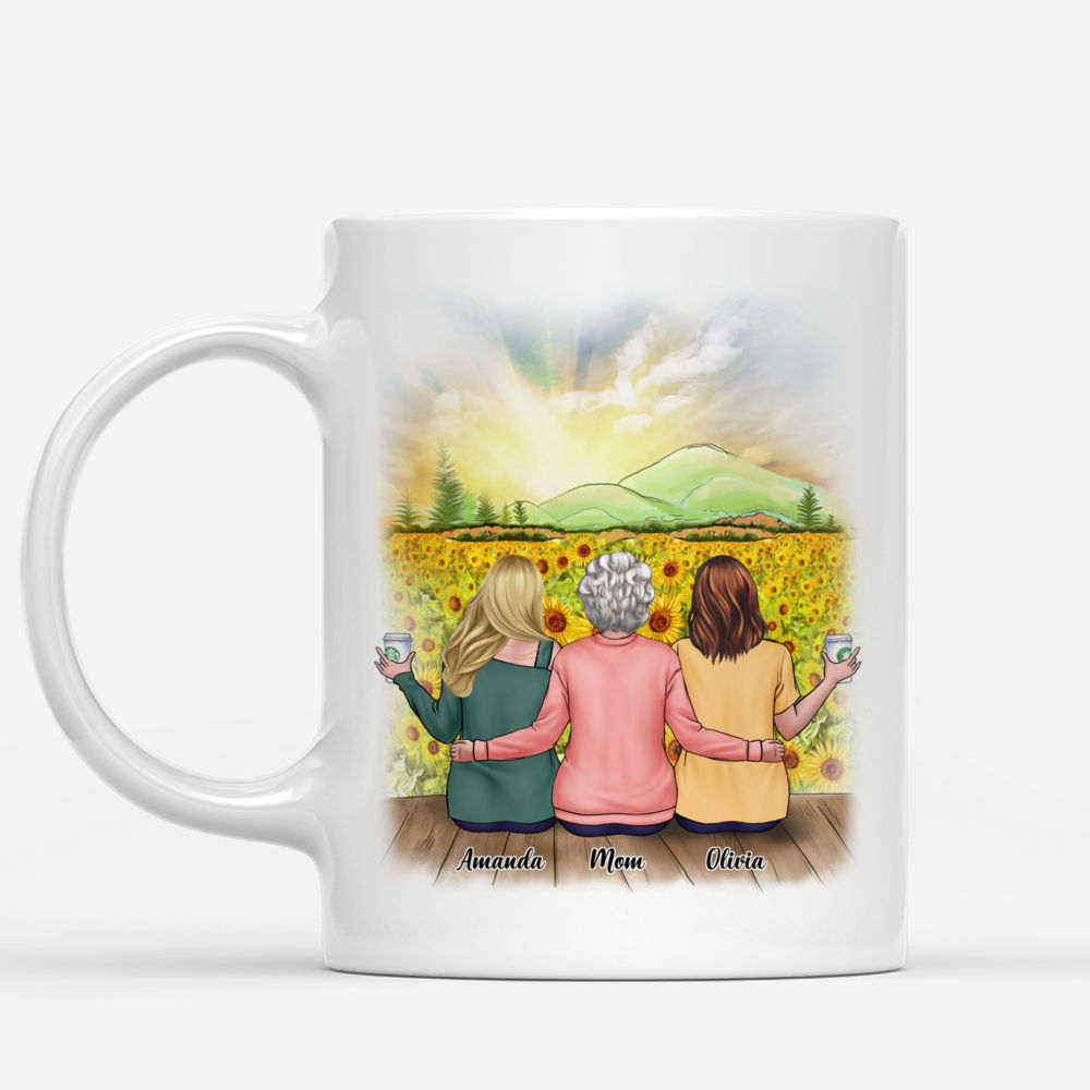 Personalized Mug - Sunflower Mother & Daughter - To my daughter, never forget that. You are my sunshine, in a world full of roses. Be a Sunflower_1