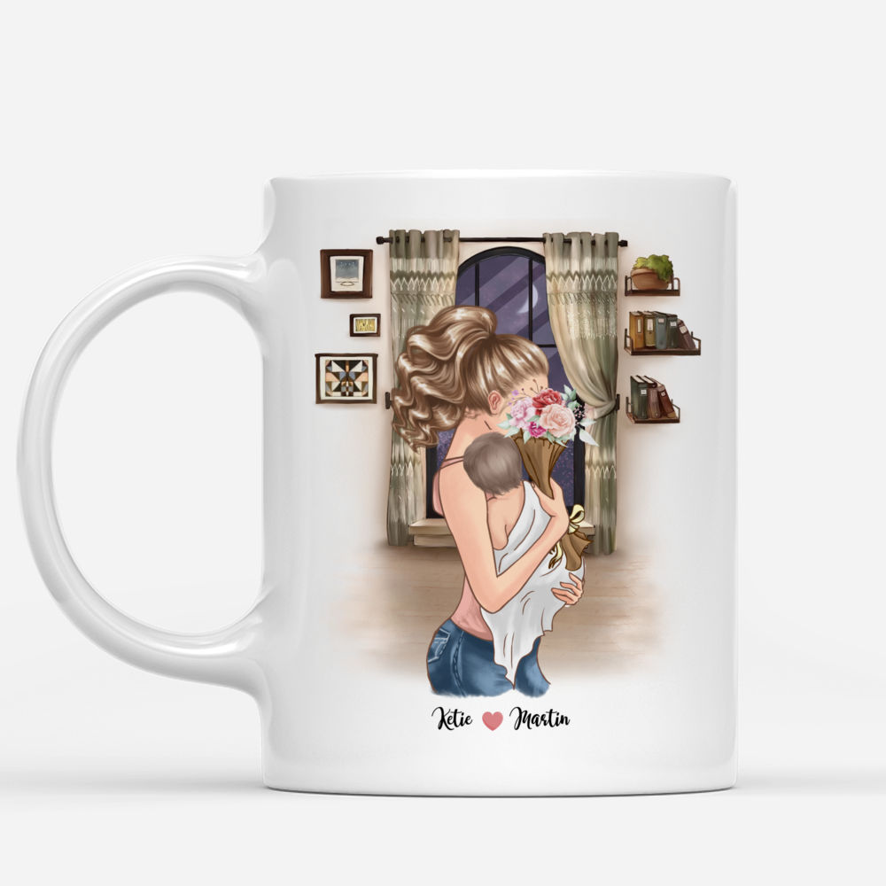 Boy Mom Mothers Day Gift Idea From Son White Coffee Mug - Teejournalsus