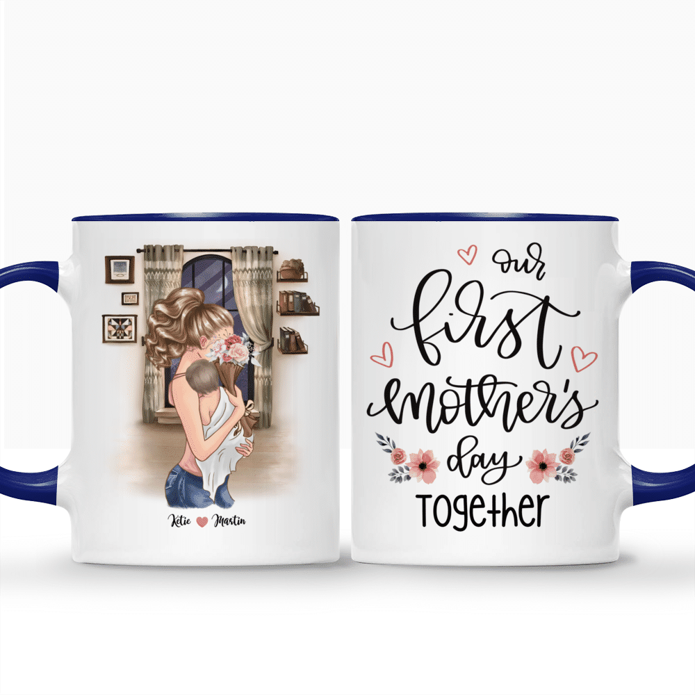 Boy Mom Mothers Day Gift Idea From Son White Coffee Mug - Teejournalsus