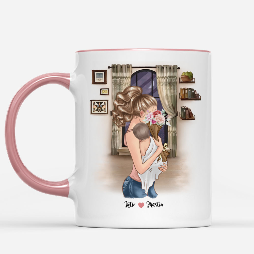 Happy First Mother's Day Custom Mom Mug from Baby, Mothers Day Gift fo –  Myfihu