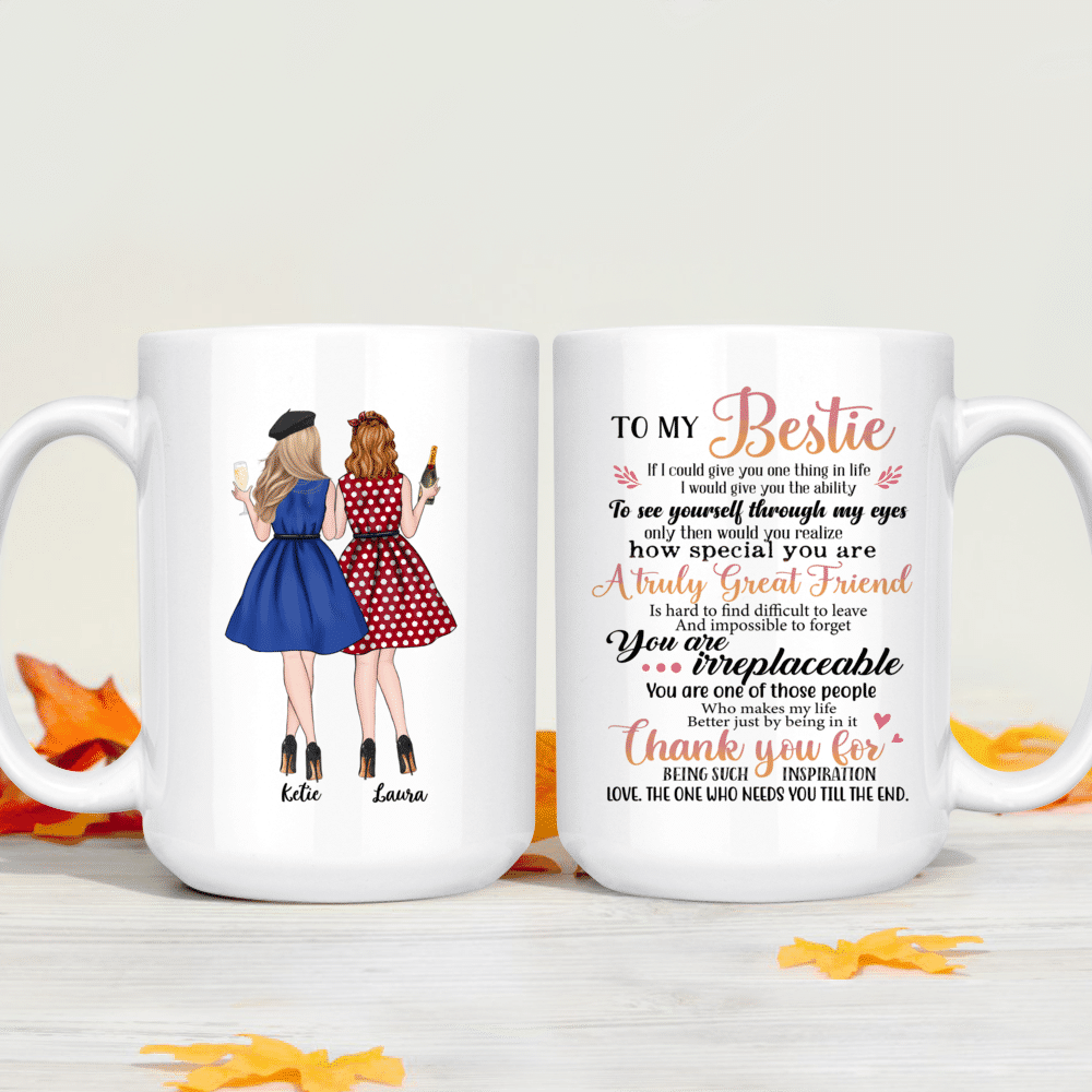 Personalized Mug, Happy Birthday To My Bestie, Birthday Gift For Besti —  GearLit