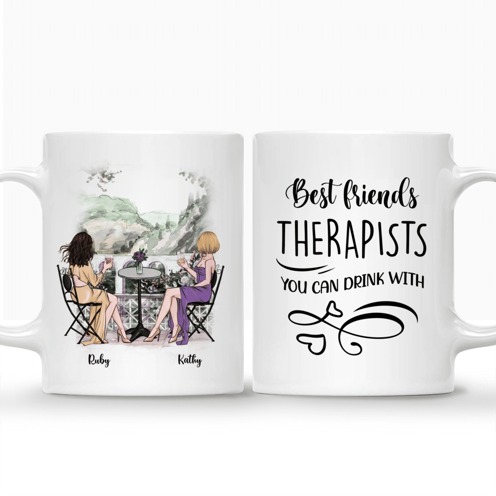 Personalized Mug - Best Friends - Therapists You Can Drink With (BG1)_3