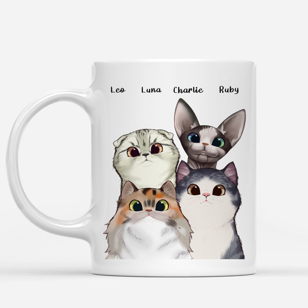Personalized Mug - Curious Cat - Are you kitten me right meow?_1
