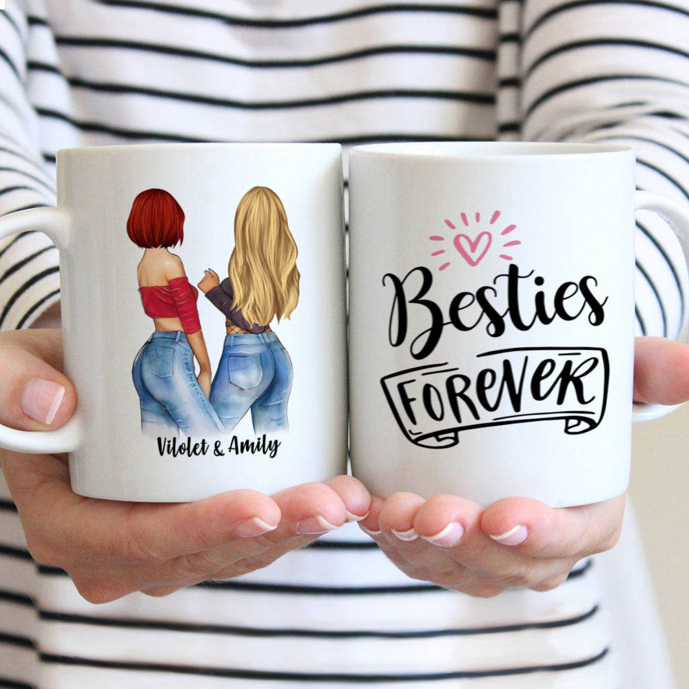 Personalized Mug - Friends - Besties forever (ver 2)