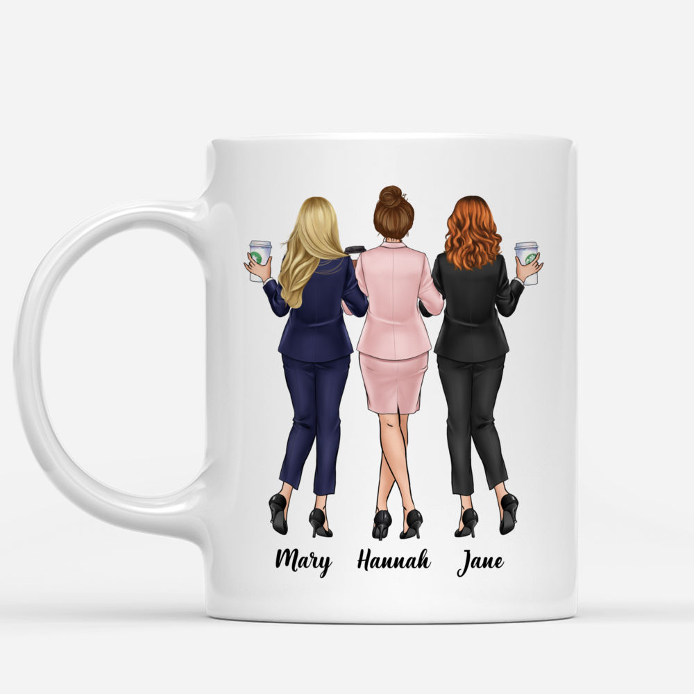 Personalized Mug - Colleague Mug - Chance Made Us Colleagues, But The Fun And Laughter We Share Made Us Friends - Up to 6 Ladies_1