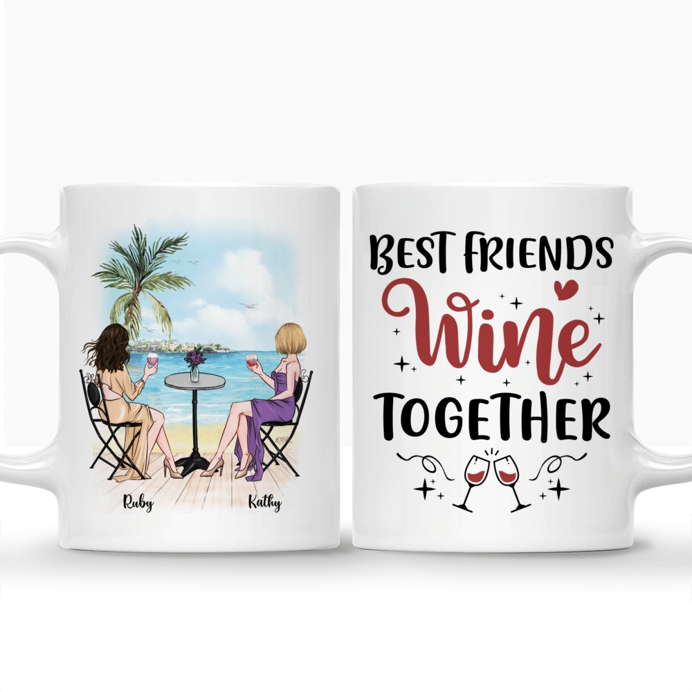 Personalized Mug - Best Friends - Best friends wine together (BG2)_3