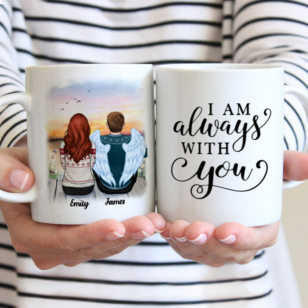 Personalized Mug - Memorial Mug - Sunset - I am always with you