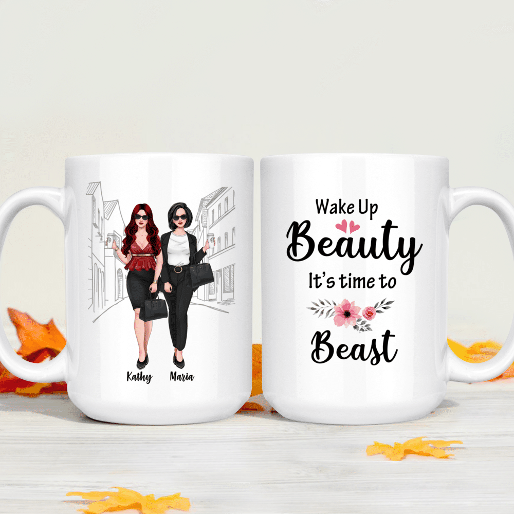 Wake Up Beauty It's Time to Beast, Best Mode, Motivational Mug,  Inspirational Coffee Mug, Fitness Gift, Gift for Her, Gym Mug, Workout Gift