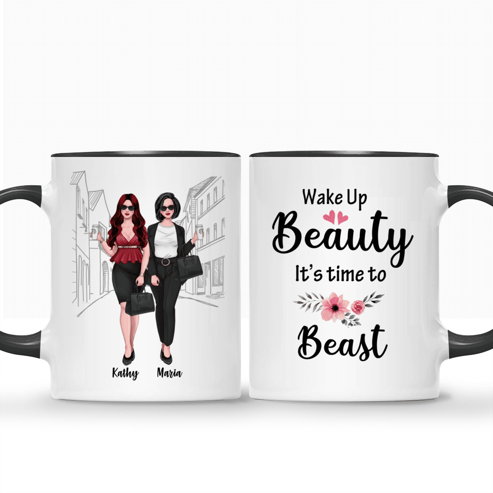 Wake Up Beauty It's Time to Beast Mug