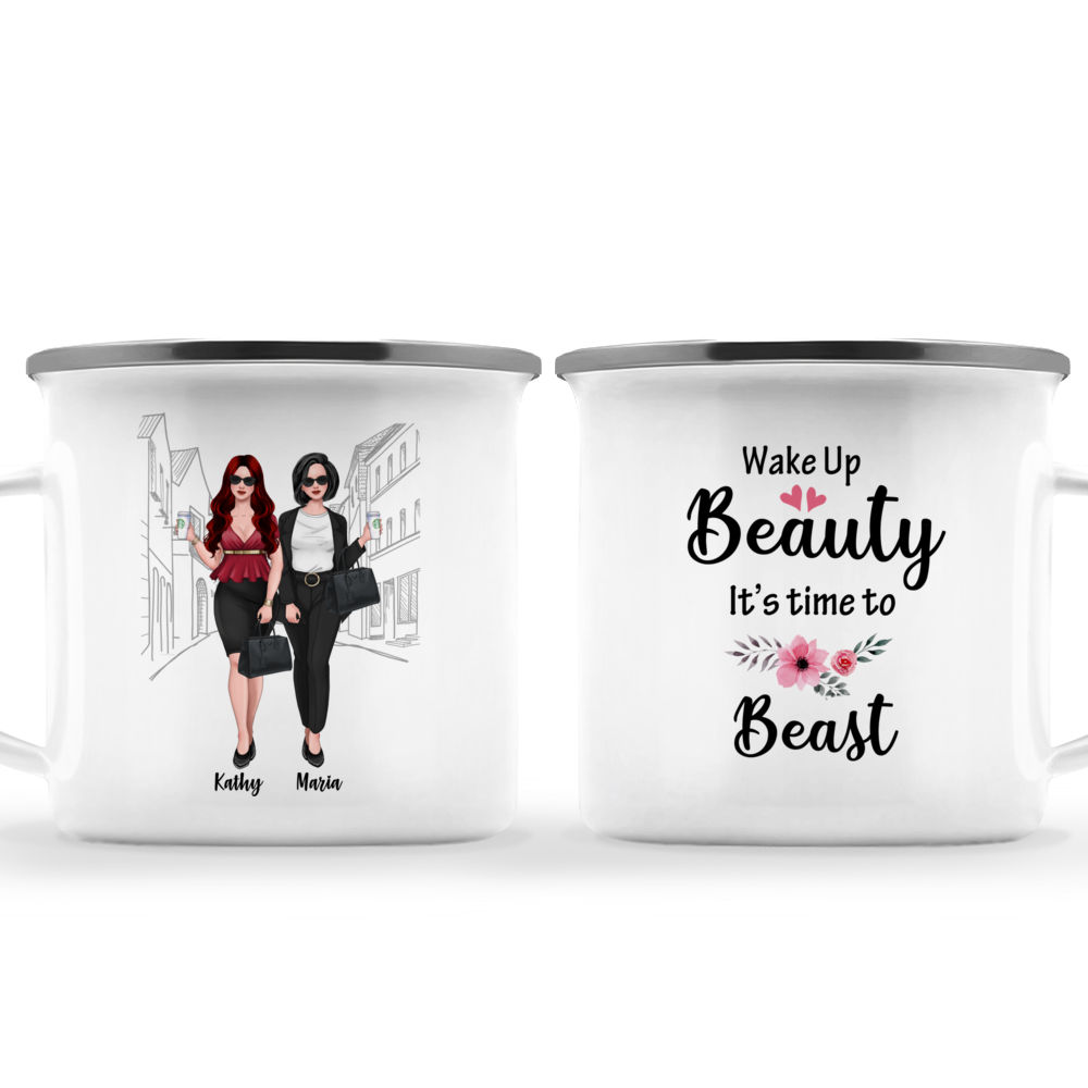 Wake Up Beauty It's Time to Beast Mug