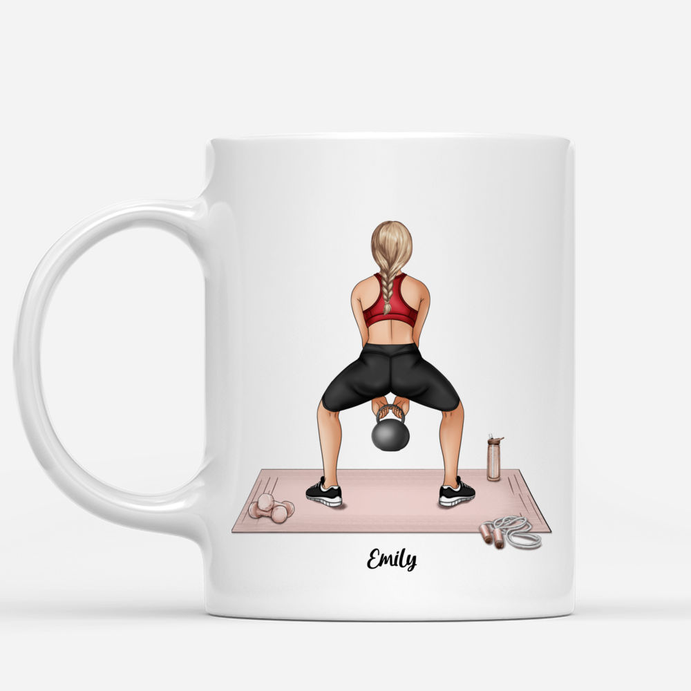 Personalized GYM Mug Just a Girls With Goals Personalized Workout Mug Gym  Lover Girl Coffee Mug Fitness Girl Mug Custom Gift Fitness Lovers 