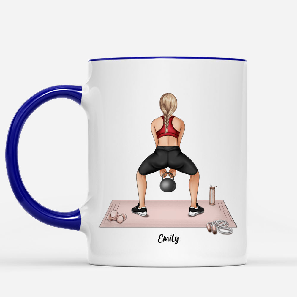 Gym Mug Customized A Girl With Goals - PERSONAL84