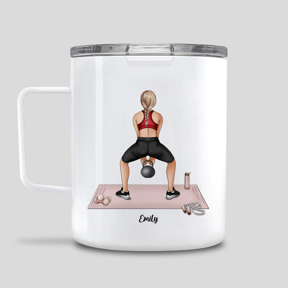 Onebttl Weightlifting Workout Gifts Mug for Men Women