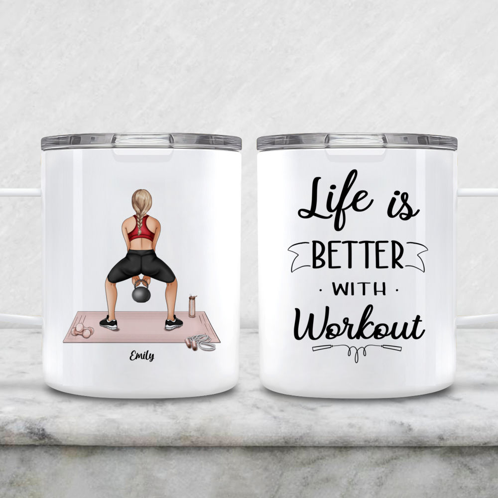 Workout Fitness Gifts Mug for Women, 20oz Stainless Steel Coffee Cup with  Lid, Train Like A Beast Lo…See more Workout Fitness Gifts Mug for Women