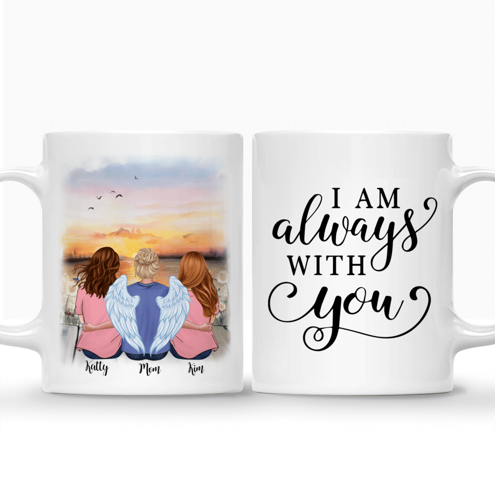 Personalized Mug - Daughters and Mother - I am always with you (BG Sunflower_Wing)_3