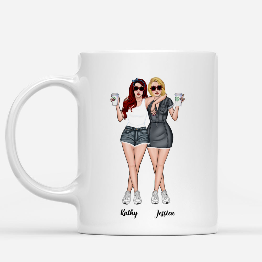 Jeans Best Friends - We'll Be Friends Until We're Old And Senile, Then We'll Be New Best Friends - Personalized Mug_1
