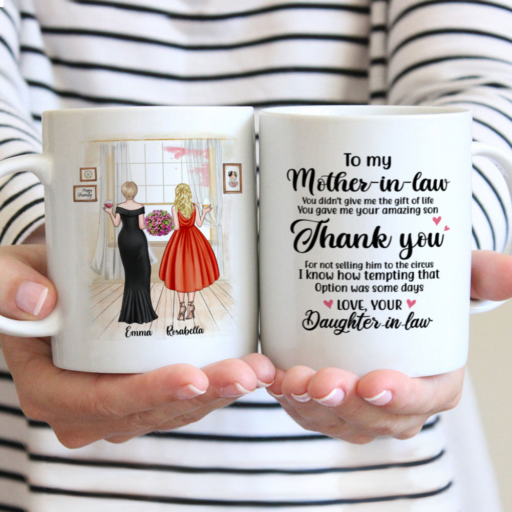 Personalized Mug - Mother & Daughter - You Gave Me Your Amazing Son