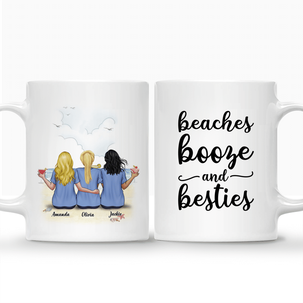 Personalized Mug - Beach Time - Beaches Booze And Besties_3