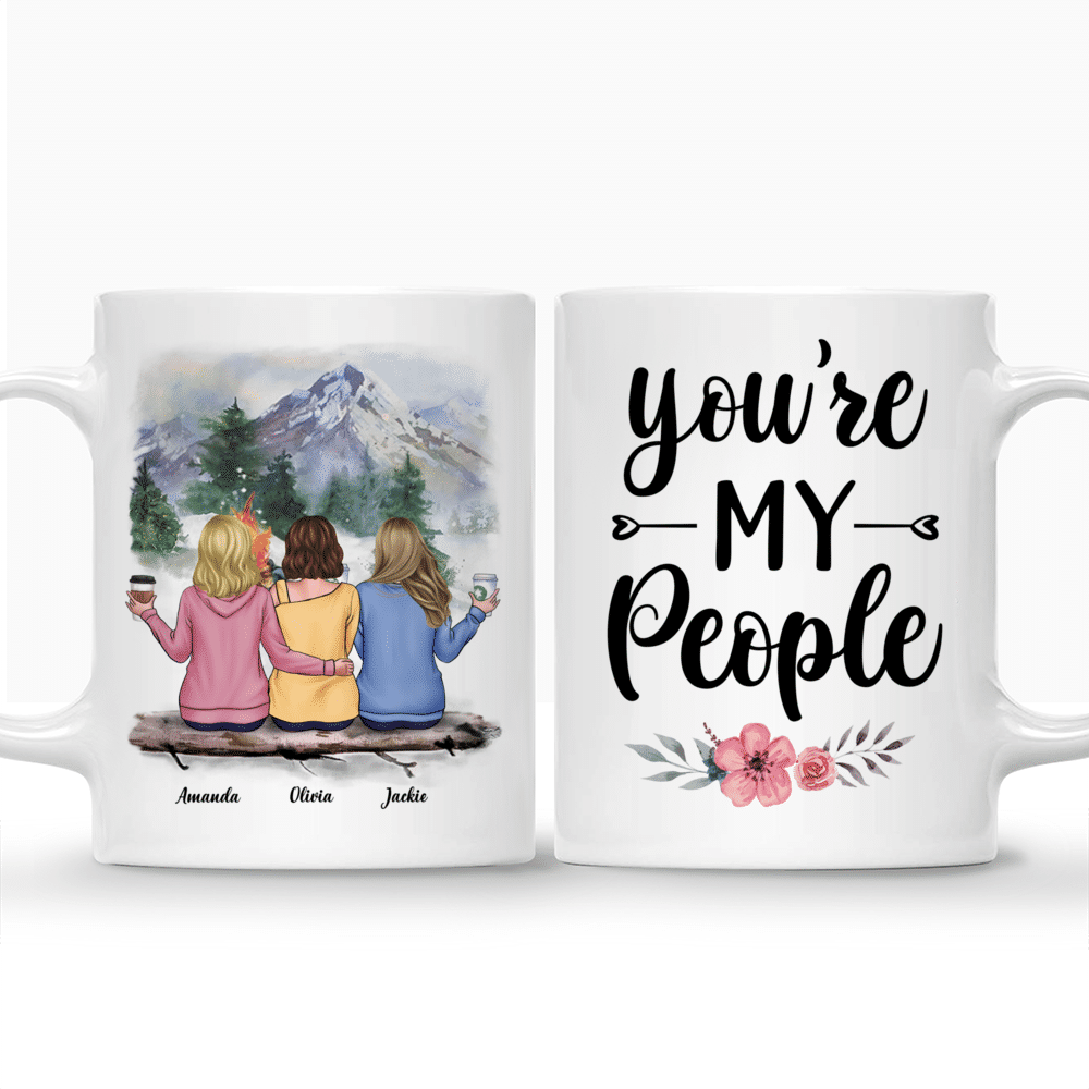 Personalized Mug - Camping Buddies - You're My People - Enamel Campfire Mug_3