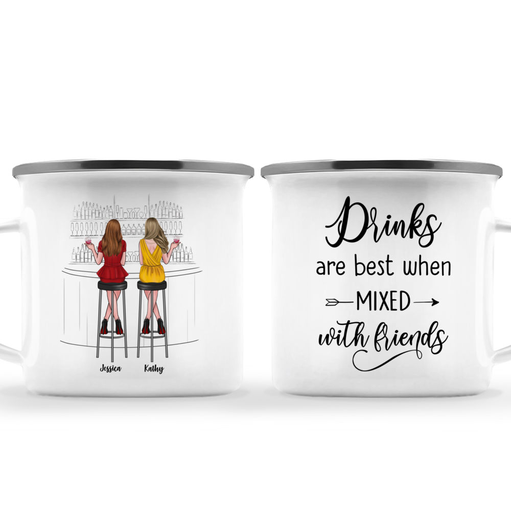 Personalized Mug - Drink Team - Drinks Are Best When Mixed With Friends